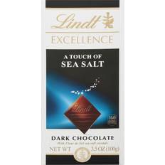 Lindt Chocolates Lindt EXCELLENCE Sea Salt Dark Chocolate Bar, Dark Chocolate Candy Touch