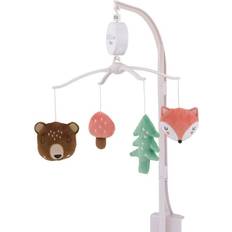 Mobiles Little Love by NoJo Retro Happy Camper Forest Nursery Crib Musical Mobile