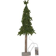 Med belysning Juletrær Star Trading Lumber Green Juletre 55cm