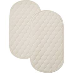 TL Care Accessories TL Care waterproof quilted playard changing table pads made with organic cotton 2-count natural color