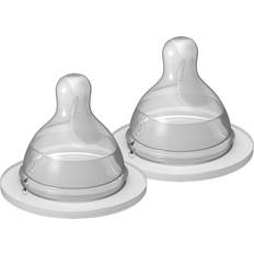 Mam Baby Bottle Accessories Mam 2-Pack Standard-Neck Extra Slow Flow Nipples 2 Pack