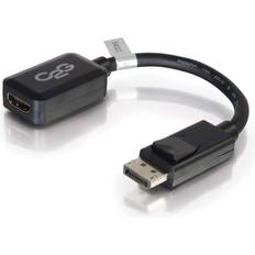 C2G DisplayPort to HDMI Adapter Converter 1080p PVC M/F Black