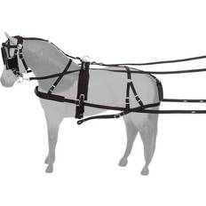 Bridles & Accessories Tough-1 Nylon Horse Harness Black
