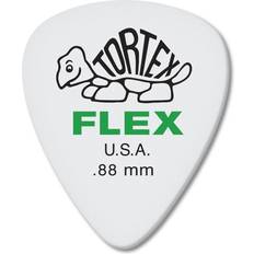 Picks Dunlop Tortex Flex Standard Guitar Picks .88mm White (12-pack)