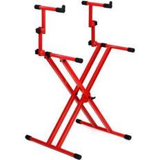 Floor Stands Gator 2-Tier X-Style Keyboard Stand Nord Red