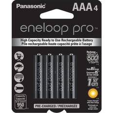Eneloop aaa Panasonic Eneloop Pro AAA NiMH Rechargeable Battery, 4 Pack