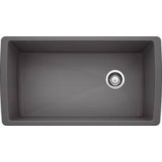 Granite Kitchen Sinks Blanco 33.5" Super Single Bowl Undermount Sink