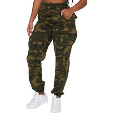 Fashion Nova Clothing Fashion Nova Cadet Kim Oversized Pants - Camo
