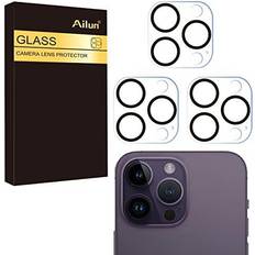 Ringke Camera Glass [3 Pack] Compatible with iPhone 14 Pro Max Camera Lens Protector and iPhone 14 Pro Camera Lens Protector, Tempered Glass