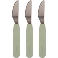 Filibabba Silicone Knife 3-pack Green
