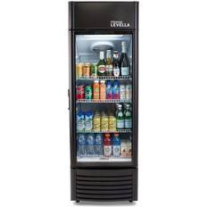 Mini fridge with glass door Premium Levella PRF907DX Single Door Merchandiser Refrigerator-Upright Black