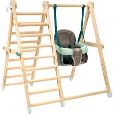 Spielplätze TP Toys Active-Tots Pikler Style Wooden Climb and Swing