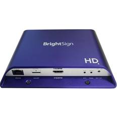 Brightsign HD224 Standard I/O Digital Signage Media Player, H.265, 4K/Full HD, HTML5, Gigabit Ethernet, GPIO