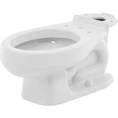 White Toilets American Standard Universal Bowl with bolt caps, 10" Rim Height, 3128001.020