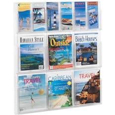 Leaflet Stands SAFCO Reveal Clear Literature Displays 12 Compartments