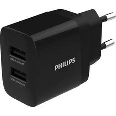Philips lader Batterier & Ladere Philips USB Adapter-Stik-2 x USB