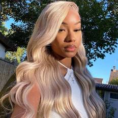 Extensions & Wigs Alipearl Straight Human Hair Wig 14 Inch Blonde