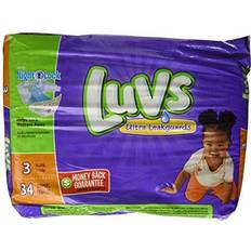Procter & Gamble Grooming & Bathing Procter & Gamble Luvs Diapers Size 3 34 Count