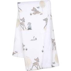 Lambs & Ivy Disney Baby Bambi Thumper White Minky/Fleece Deer Baby Blanket