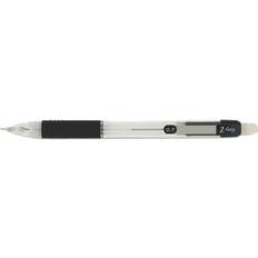 Zebra Z-Grip Mechanical Pencil, HB, .7mm, Clear, Dozen