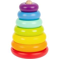 Small Foot Rainbow Wooden Stacking Tower