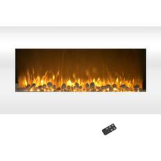 Northwest Electric Fireplaces Northwest 36 in. Color Changing LED Electric Fireplace, White