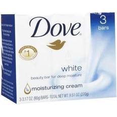 Toiletries Dove White Beauty Bar, Light Scent, 3.17 Oz, 12/carton UNI04090CT