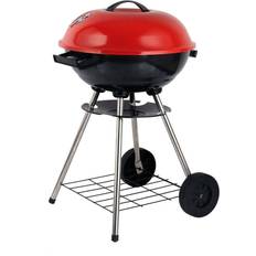Brentwood Grills Brentwood BB-1701 17" Red Portable Charcoal BBQ