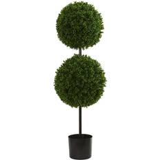 Decorative Items Nearly Natural 3.5' Boxwood Double Ball Artificial Topiary Tree