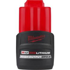 Milwaukee Batteries Batteries & Chargers Milwaukee M12 RedLithium High Output CP2.5 Battery Pack
