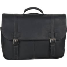 Laptop/Tablet Compartment Briefcases Kenneth Cole Cole(R) Show Business Portfolio Black Black