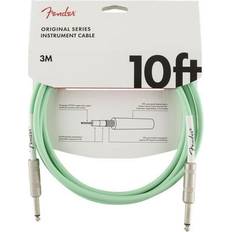 USB Cable Cables Fender Original Series Straight To Straight Instrument Cable 10 Surf Green