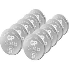 2032 batteri GP Batteries GPCR2032-2CPU10 Button cell CR 2032 Lithium 3 V 10 pc(s)