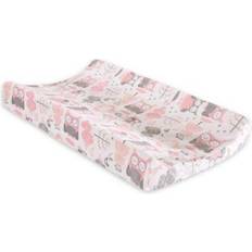 Levtex Baby Changing Pads Levtex Baby Night Owl Velour Changing Pad Cover In Pink/grey grey Changing Pad Cover