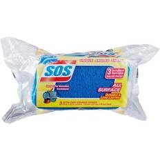 Cleaning Sponges S.O.S All Surface Scrubber Sponge, 3