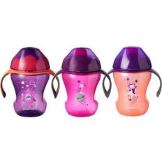 Tommee Tippee Infant Trainer Sippee Cups, Girl 7 months, 8oz, 3 pack