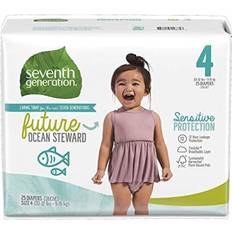 Seventh Generation Grooming & Bathing Seventh Generation Baby Diapers, Sensitive Protection, Size 4, 25 Count