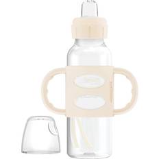 Sippy Cups Dr. Brown's Dr. Brown’s Milestones Narrow Transitional Sippy Bottle with Silicone Handles 8oz 250mL Ecru 1-Pack