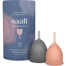 Saalt Soft Menstrual Cup Grey Duo Pack