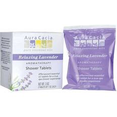 Paraben-Free Bubble Bath Aura Cacia Relaxing Lavender Aromatherapy Shower Tablets 3-pack