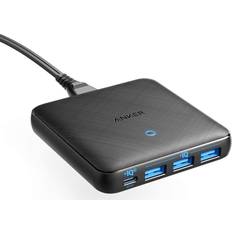 Chargers Batteries & Chargers Dell Anker 4-Port Atom III PowerPort Slim Desktop Charger