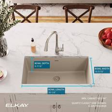 Kitchen Sinks Elkay ELGRU13322BQ0 Quartz Classic 33"