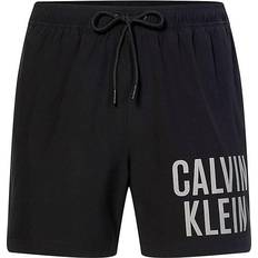 Calvin Klein Grau Bademode Calvin Klein Medium Drawstring Swim Shorts
