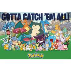 Pokémon Kinderzimmer Pokémon All Time Favorites Poster multicolor