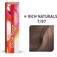 Braun no touch Wella Semi-permanent colours Color Touch No. 7/97 Medium Blonde Cendre 60ml