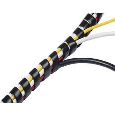 Cable Ties D-Line Cable Tidy Wrap, 1/4" 2" Diameter x 98" Long, Black