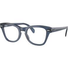 Blue Glasses & Reading Glasses Ray-Ban Rb0707 Transparent Blue Clear Lenses Polarized 50-21 Transparent Blue 50-21
