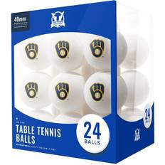 Sports Fan Products Victory Tailgate Milwaukee Brewers Logo Table Tennis Ball 24-pack
