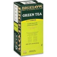 Beverages Bigelow Green Tea with Lemon, Lemon, 0.34 lbs, 28/Box