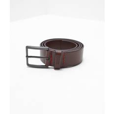 Herren - Rot Accessoires HUGO BOSS Gionio Leather Belt